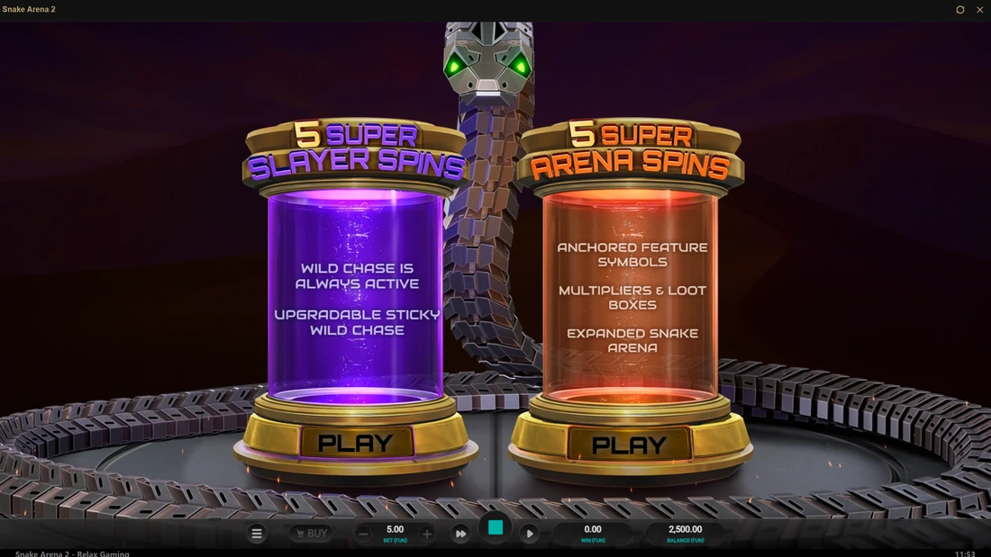 Snake Arena 2 Bonus Buy Choice